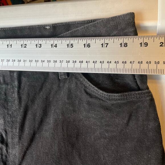 Wrangler Men Jeans size 38 x 30 Black Mid Rise Straight Leg Slim Fit - Picture 2 of 12